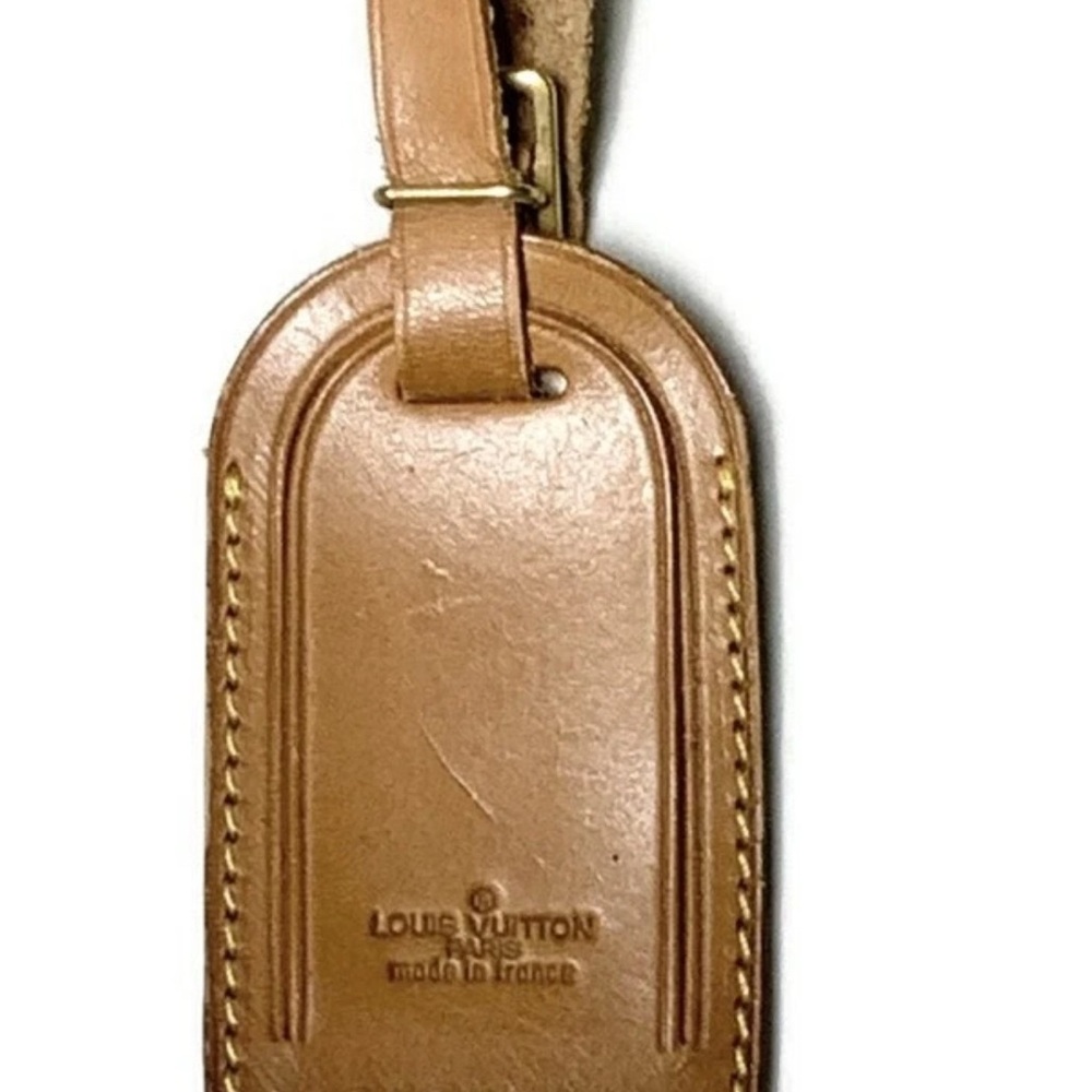 Authentic used Vintage Louis Vuitton Luggage Tag Name tag